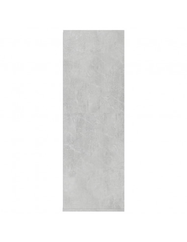 Scarpiera Grigio Cemento 54x34x100,5 cm in Legno Multistrato