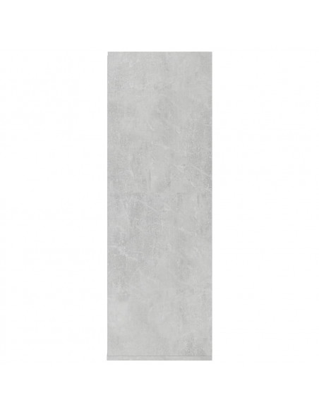 Scarpiera Grigio Cemento 54x34x100,5 cm in Legno Multistrato