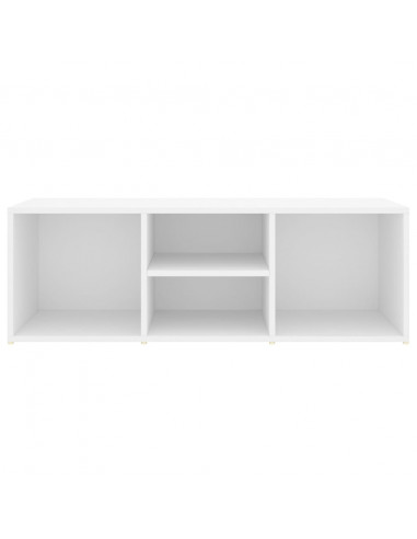 Scarpiera con Panchina Bianca 105x35x35 cm in Legno Multistrato