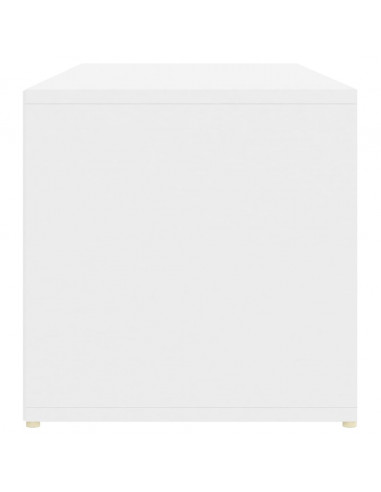 Scarpiera con Panchina Bianca 105x35x35 cm in Legno Multistrato