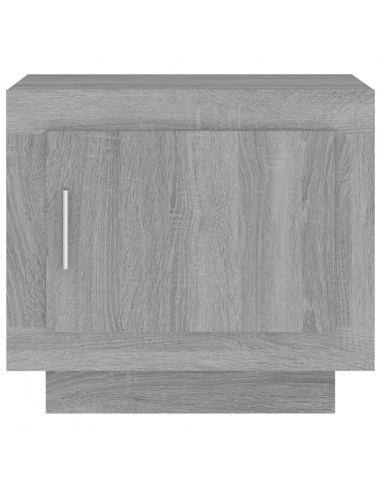 Tavolino da Salotto Grigio Sonoma 51x50x45cm Legno Multistrato