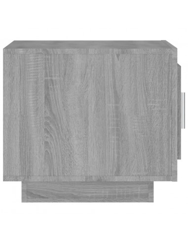 Tavolino da Salotto Grigio Sonoma 51x50x45cm Legno Multistrato