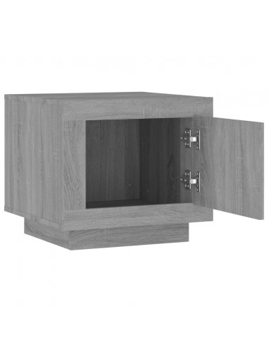 Tavolino da Salotto Grigio Sonoma 51x50x45cm Legno Multistrato