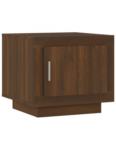 Tavolino da Salotto Rovere Marrone 51x50x45 cm Legno Compensato