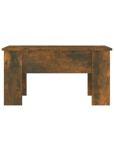 Tavolino da Salotto Rovere Fumo 79x49x41cm in Legno Multistrato