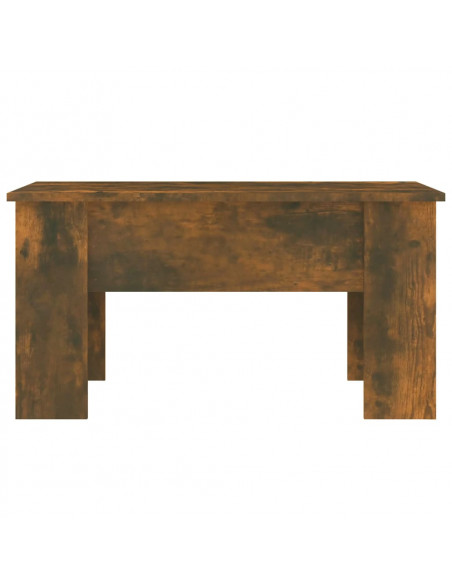 Tavolino da Salotto Rovere Fumo 79x49x41cm in Legno Multistrato