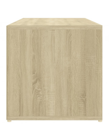 Panca Porta Scarpe Rovere Sonoma 105x35x35 cm Legno Multistrato