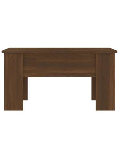 Tavolino da Salotto Rovere Marrone 79x49x41cm Legno Multistrato
