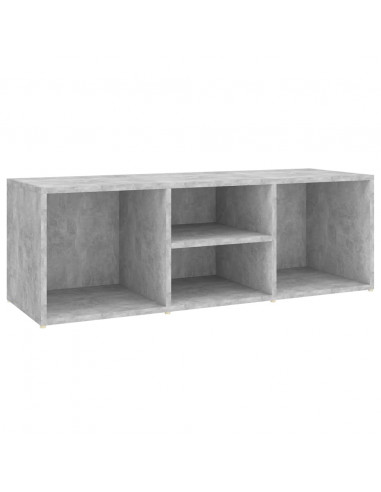 Panca Porta Scarpe Grigio Cemento 105x35x35cm Legno Multistrato
