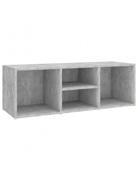 Panca Porta Scarpe Grigio Cemento 105x35x35cm Legno Multistrato