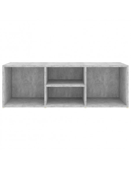 Panca Porta Scarpe Grigio Cemento 105x35x35cm Legno Multistrato