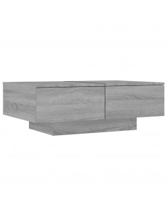 Tavolino da Salotto Grigio Sonoma 90x60x31 cm Legno Multistrato 2