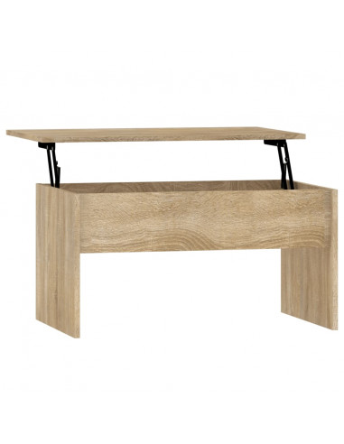 Tavolino Salotto Rovere Sonoma 80x50,5x41,5cm Legno Multistrato