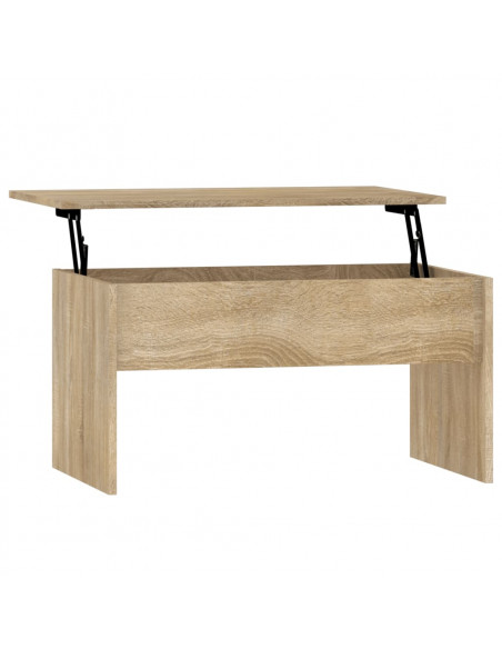 Tavolino Salotto Rovere Sonoma 80x50,5x41,5cm Legno Multistrato