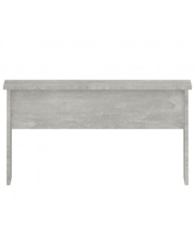 Tavolino Grigio Cemento 80x50,5x41,5 cm in Legno Multistrato