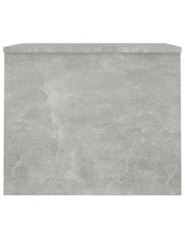 Tavolino Grigio Cemento 80x50,5x41,5 cm in Legno Multistrato