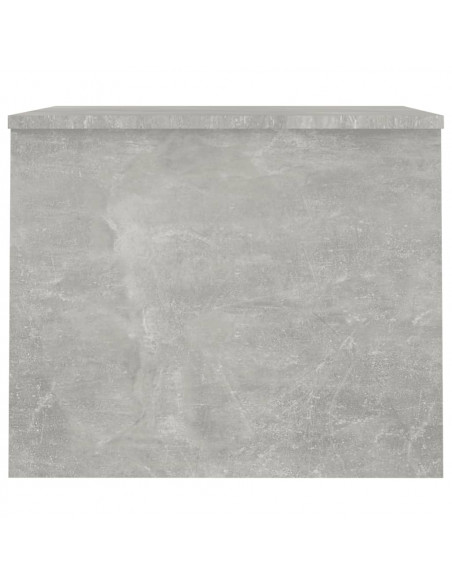 Tavolino Grigio Cemento 80x50,5x41,5 cm in Legno Multistrato