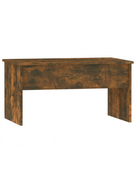 Tavolino Rovere Fumo 80x50,5x41,5 cm in Legno Multistrato