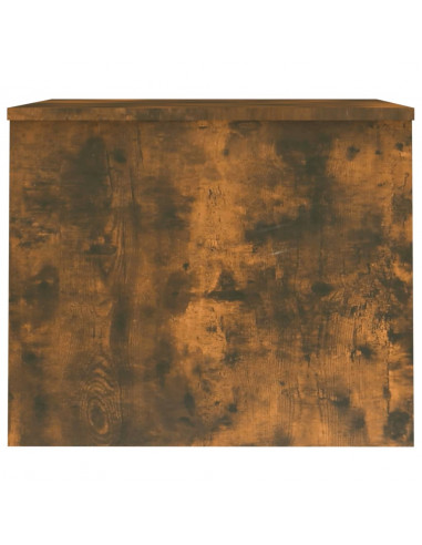 Tavolino Rovere Fumo 80x50,5x41,5 cm in Legno Multistrato