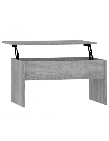 Tavolino Salotto Grigio Sonoma 80x50,5x41,5cm Legno Multistrato