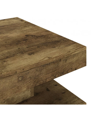Tavolino da Salotto Marrone Scuro 60x60x35 cm in MDF