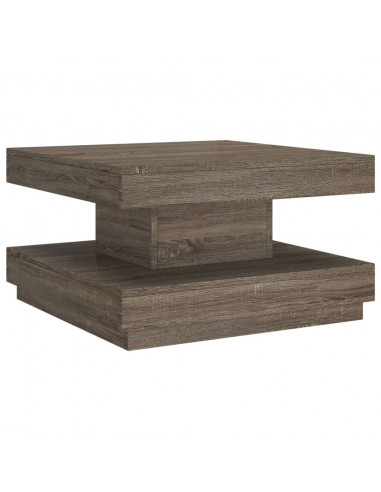 Tavolino da Salotto Grigio 60x60x35 cm in MDF