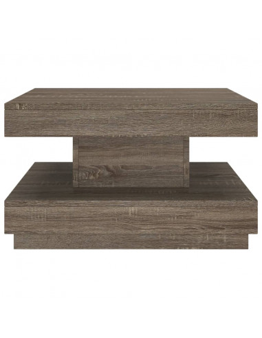 Tavolino da Salotto Grigio 60x60x35 cm in MDF