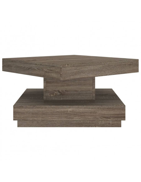 Tavolino da Salotto Grigio 60x60x35 cm in MDF