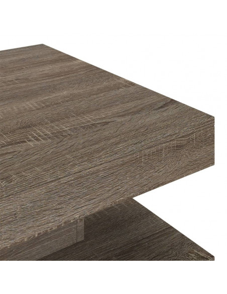 Tavolino da Salotto Grigio 60x60x35 cm in MDF