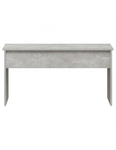 Tavolino Grigio Cemento 102x50,5x52,5 cm in Legno Multistrato