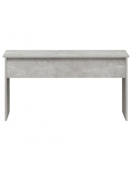 Tavolino Grigio Cemento 102x50,5x52,5 cm in Legno Multistrato