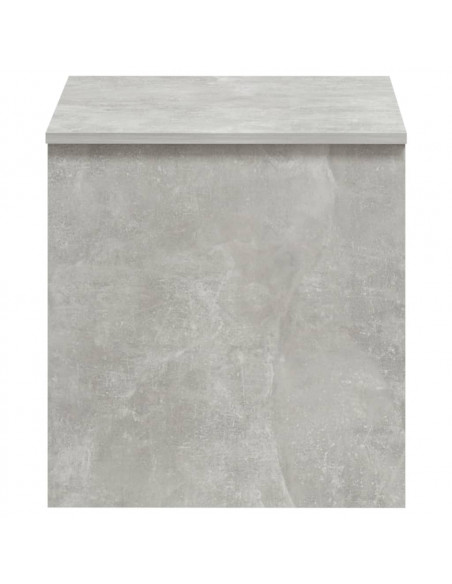 Tavolino Grigio Cemento 102x50,5x52,5 cm in Legno Multistrato