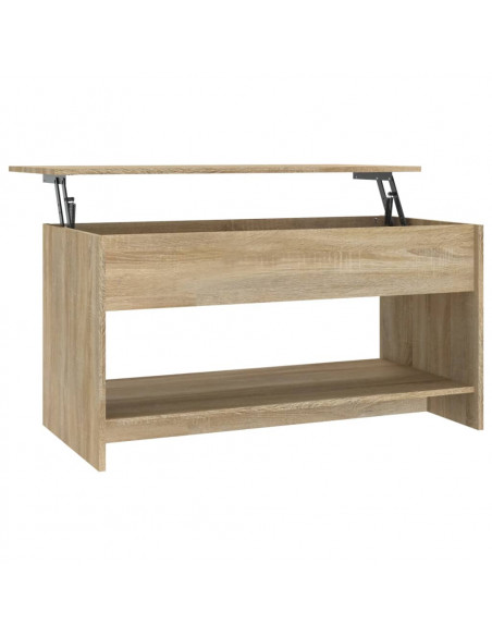 Tavolino Salotto Rovere Sonoma 102x50x52,5 cm Legno Multistrato