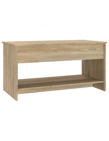 Tavolino Salotto Rovere Sonoma 102x50x52,5 cm Legno Multistrato