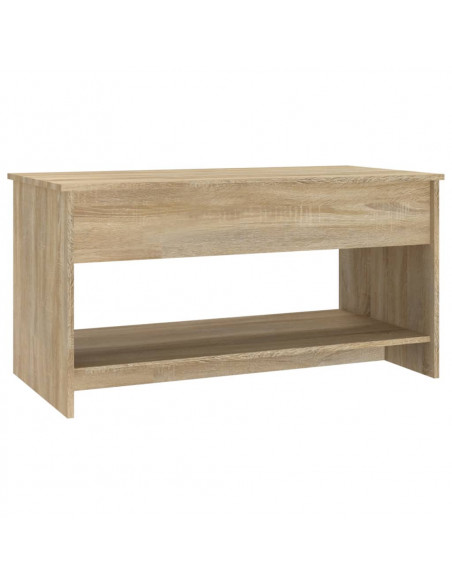 Tavolino Salotto Rovere Sonoma 102x50x52,5 cm Legno Multistrato