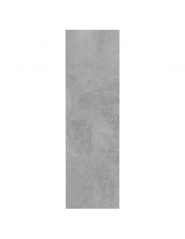 Scarpiera a Muro Grigio Cemento 80x18x60cm in Legno Multistrato
