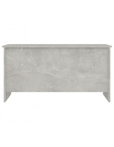 Tavolino Grigio Cemento 102x55,5x52,5 cm in Legno Multistrato
