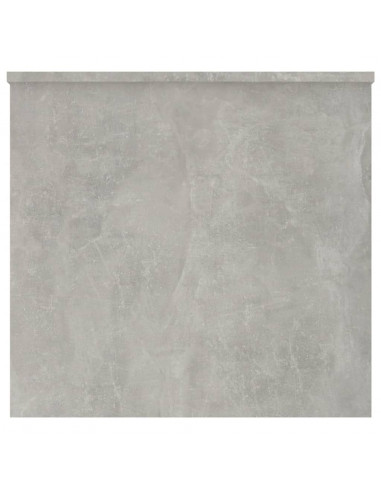 Tavolino Grigio Cemento 102x55,5x52,5 cm in Legno Multistrato