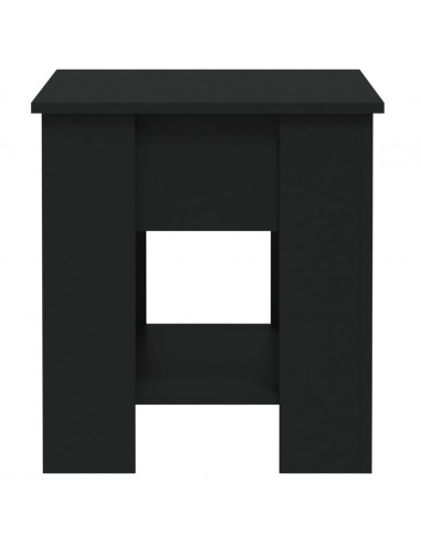 Tavolino da Salotto Nero 101x49x52 cm in Legno Multistrato