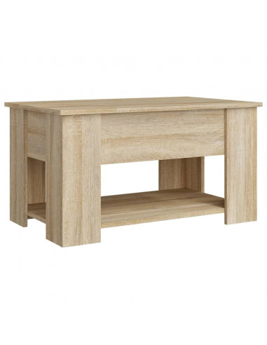 Tavolino da Salotto Rovere Sonoma 79x49x41 cm Legno Multistrato