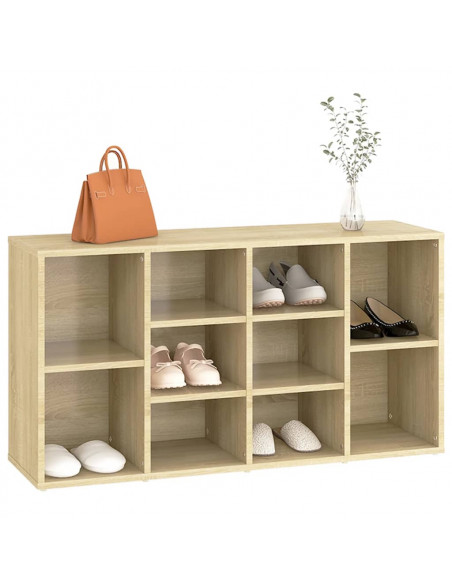 Scarpiera con Panchina Rovere Sonoma 103x30x54,5 cm Multistrato