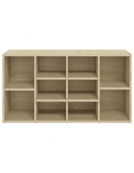 Scarpiera con Panchina Rovere Sonoma 103x30x54,5 cm Multistrato