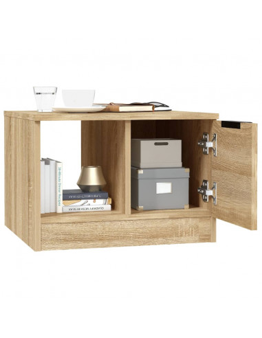 Tavolino da Salotto Rovere Sonoma 50x50x36 cm Legno Multistrato