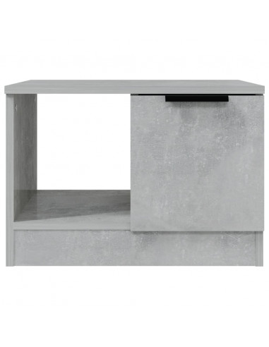 Tavolino da Salotto Grigio Cemento 50x50x36cm Legno Multistrato