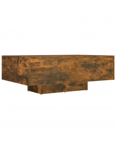 Tavolino da Salotto Rovere Fumo 85x55x31cm in Legno Multistrato 2