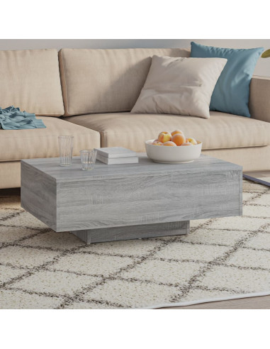 Tavolino da Salotto Grigio Sonoma 85x55x31 cm Legno Multistrato