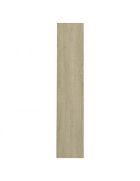 Scarpiera a Muro Rovere Sonoma 80x18x90 cm in Legno Multistrato