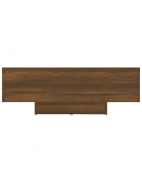 Tavolino da Salotto Rovere Marrone 85x55x31cm Legno Multistrato