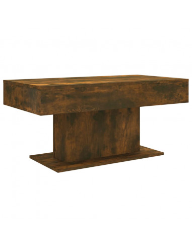 Tavolino da Salotto Rovere Fumo 96x50x45cm in Legno Multistrato