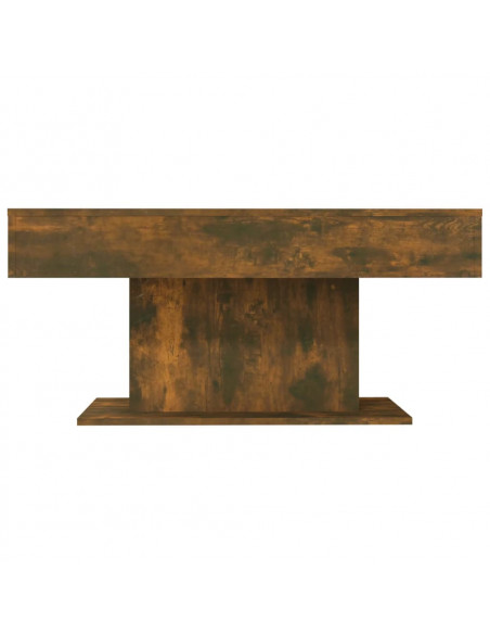 Tavolino da Salotto Rovere Fumo 96x50x45cm in Legno Multistrato